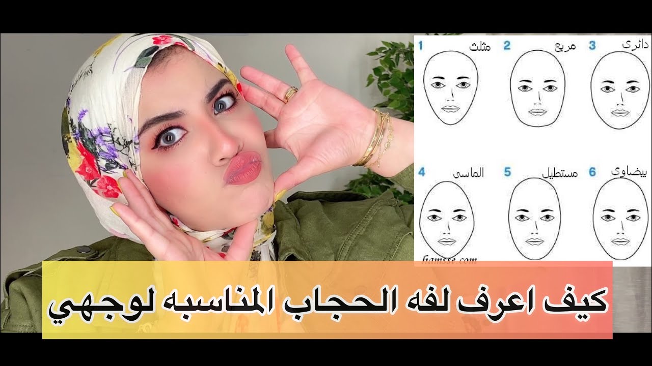 ازاي اخلي شكل الحجاب يليق على وجهي ؟ كيف أعرف لفه الحجاب المناسبة ليا | Hijab styles foe every face