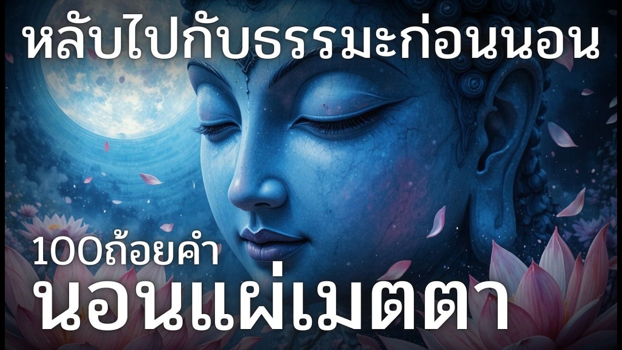 100ถ้อยคำนอนแผ่เมตตา หลับไปกับธรรมะ (ไม่มีโฆษณาคั่น)