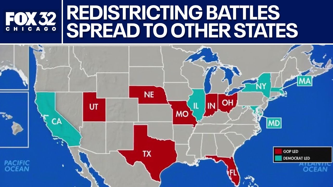 After Texas redistricting, partisan battle spreads to 10 or more states