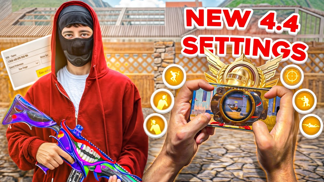 New 4.4 Settings + Ultimate Royale Highlights 🔥 | إعداداتي الجديدة + أقوى لقطات التيمت رويال 🥷