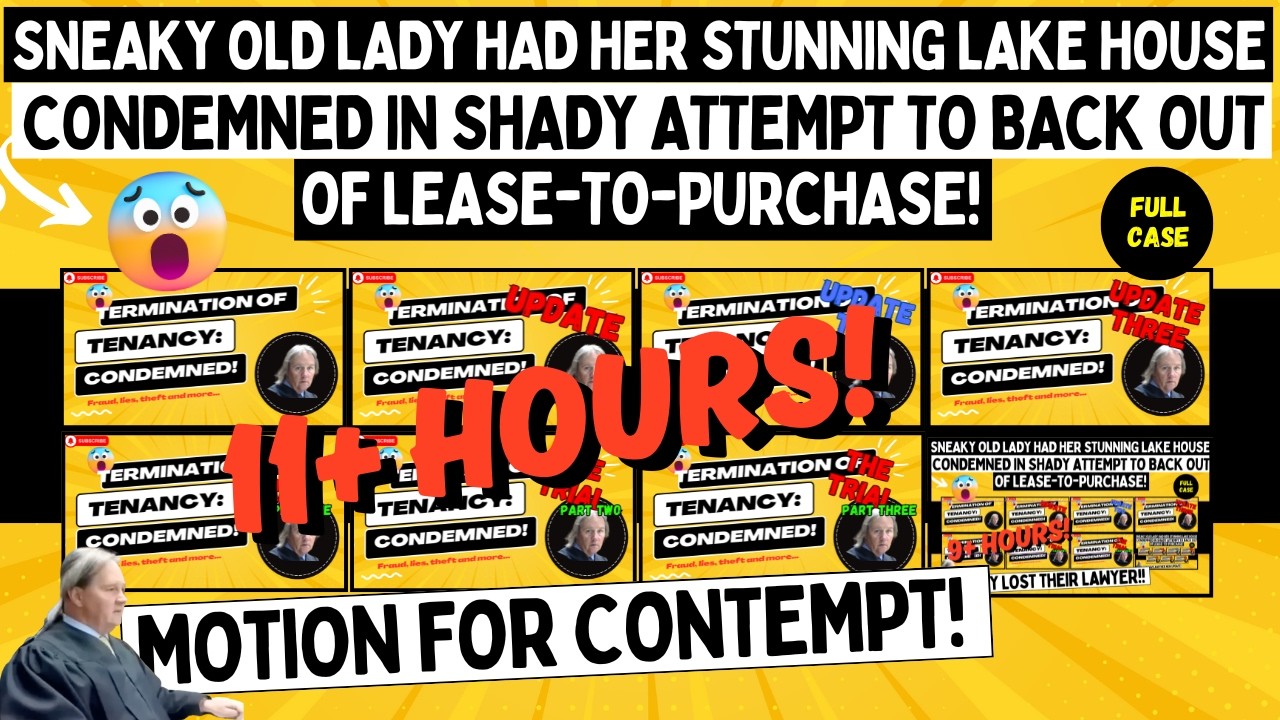SNEAKY Old Lady Had Stunning LAKE House CONDEMNED In SHADY Attempt To BACK OUT Of Lease-To-Purchase!