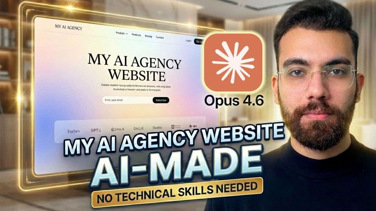 I Built a 6-Figure AI AGENCY WEBSITE Without Coding (For Beginners)