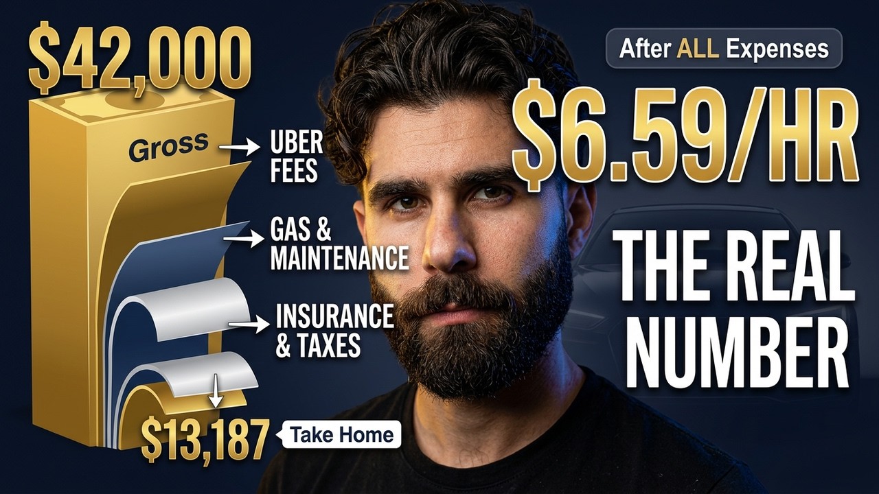 What Uber Drivers ACTUALLY Take Home (The Real Numbers After Expenses & Taxes)