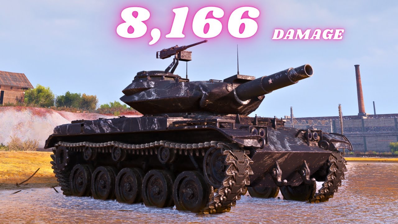 T49 - 8,166 Damage World of Tanks | WoT