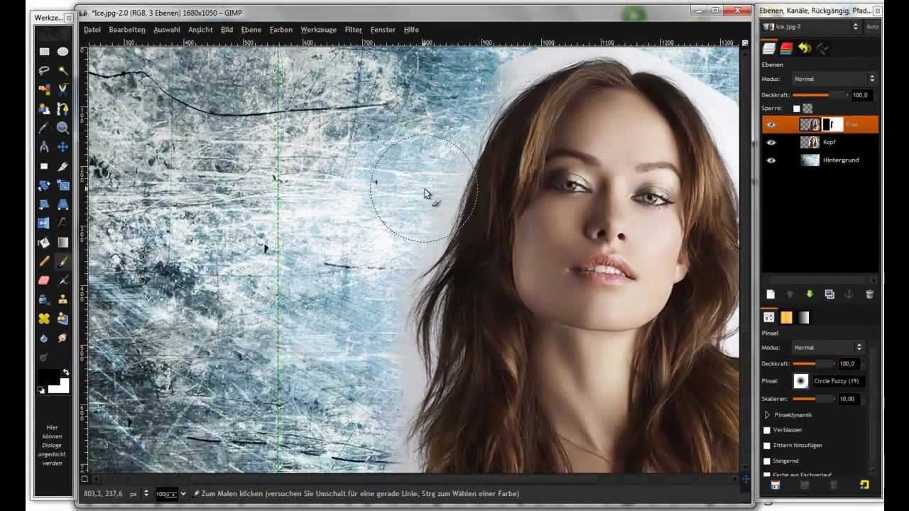 Haare freistellen - Gimp [HD]