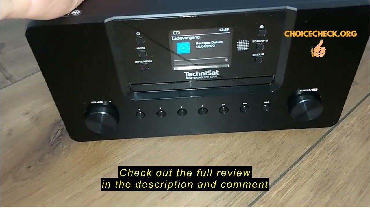 Review TechniSat DIGITRADIO 550 IR – Stereo internet radio (DAB+, FM, Wi-Fi, Bluetooth, app control,