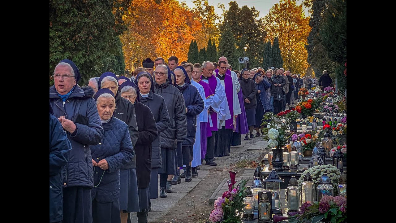 Racibórz. Procesja na cmentarzu Jeruzalem 01.11.2024