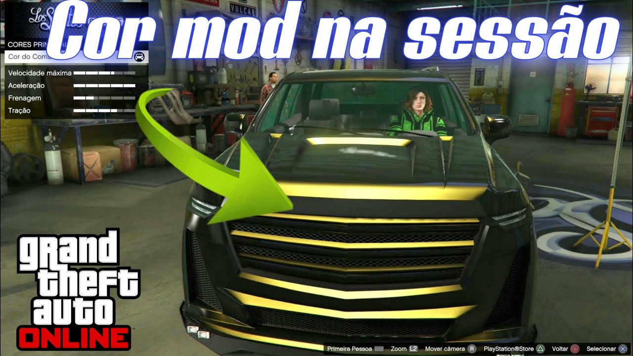 *Glitch* COMO FAZER COR MOD NA SESSÃO  NO GTA5 ONLINE 1.72 ( MERGE COR MOD)