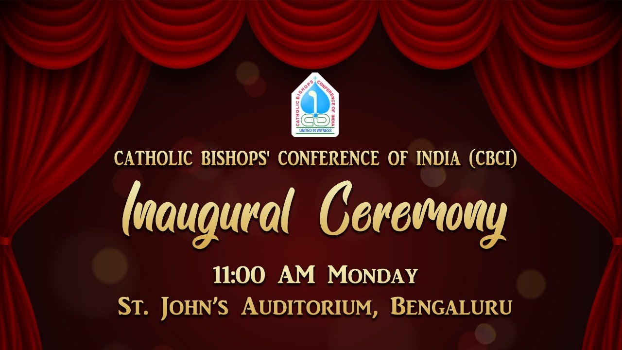 07.11.2022 | Monday | Inaugural Ceremony | CBCI | St. John's Auditorium.