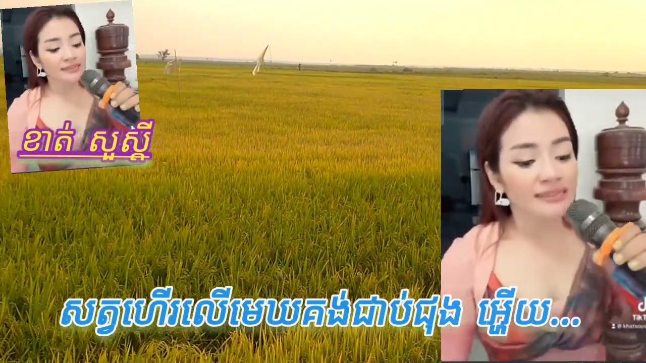 ក្រមុំស្រស់ស្រុកស្រែ ច្រៀងលេងដោយ កញ្ញា ខាត់ សួស្តី ពិតជាពិរោះ។