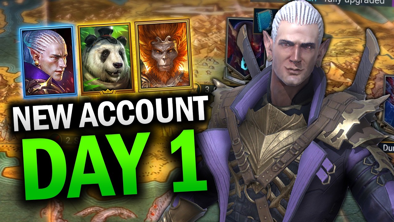 STARTING OVER! DAY 1 GUIDE for Your New Raid Shadow Legends Account