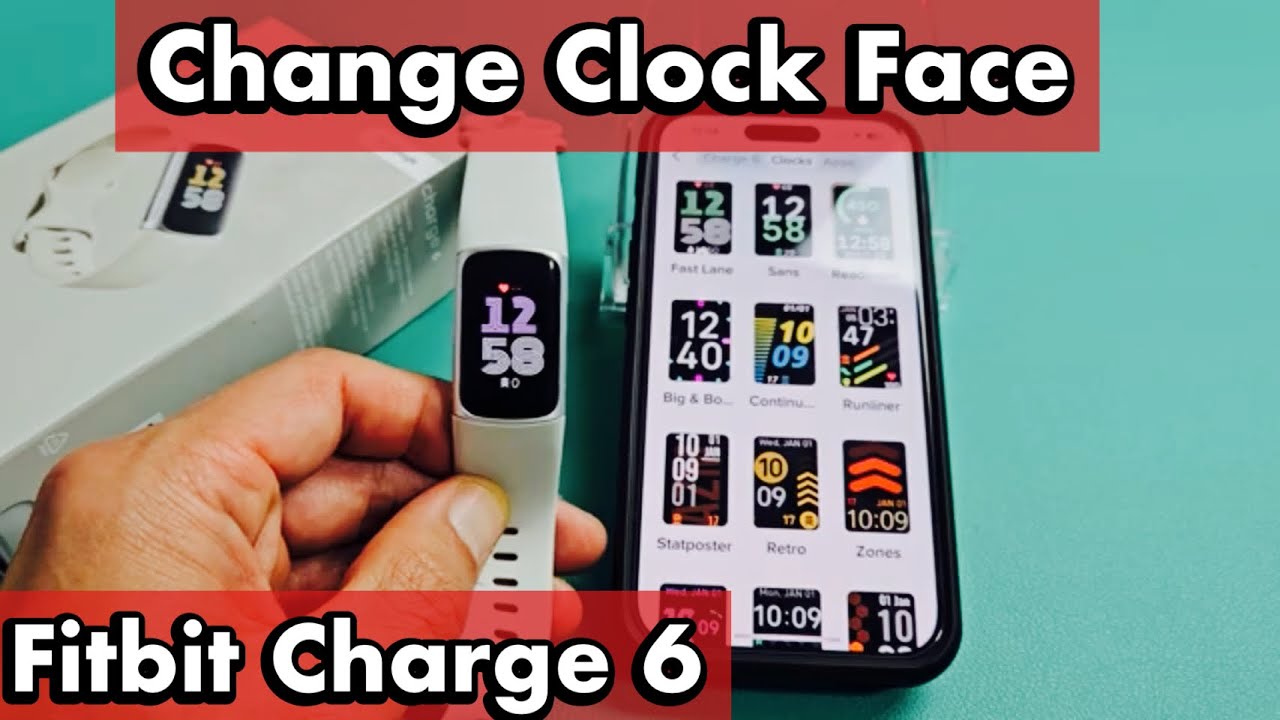 Fitbit Charge 6: как изменить циферблат (Watch Face)
