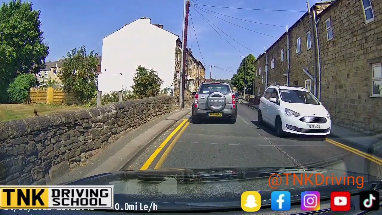 Wakefield Driving Test Route Example 8 (Sped Up)