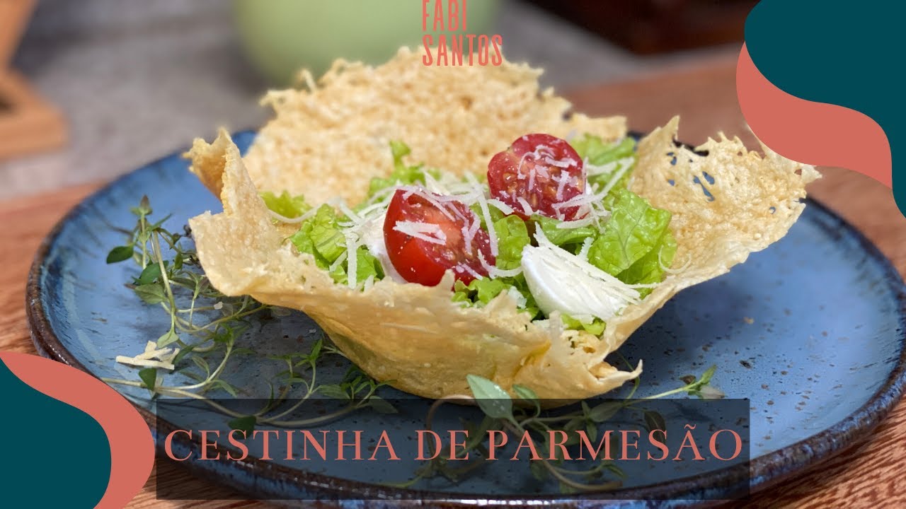 APRENDA A FAZER CESTINHA DE PARMESÃO DELICIOSA  E RÁPIDA