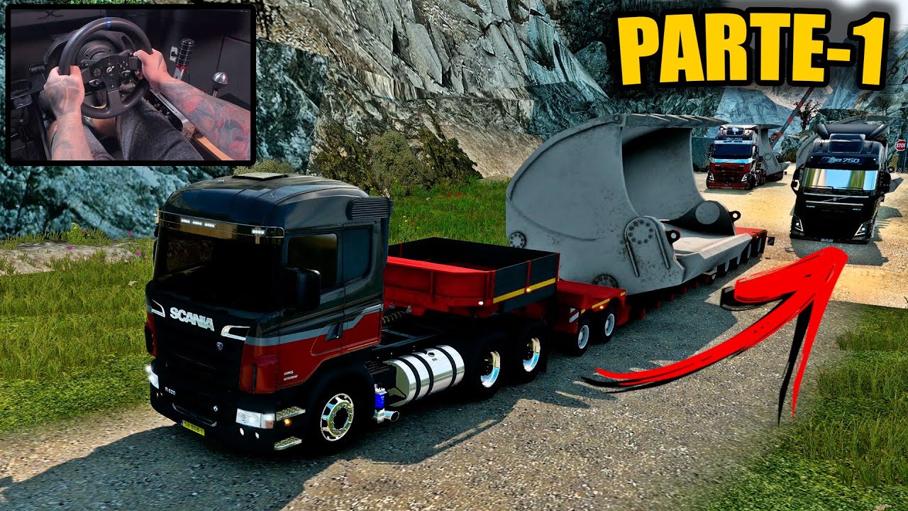 Tunei a Scania - Carga de 65 TONELADAS - Euro Truck Simulator 2