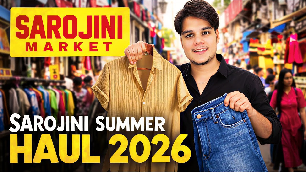 Sarojini nagar summer collection 😱 2026 | sarojini nagar market delhi mens collection | Latest vlog