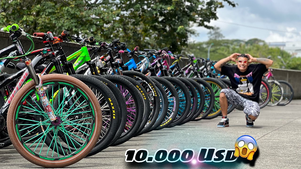 Te enseño las bicicletas de mis amigos,  (más de 10.000 USD)🤯🔥💸