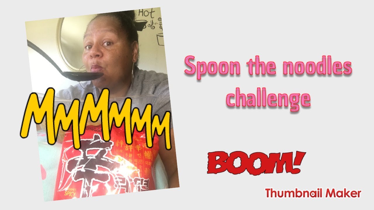 Spoon the noodles challenge created by @Xtina Grubz