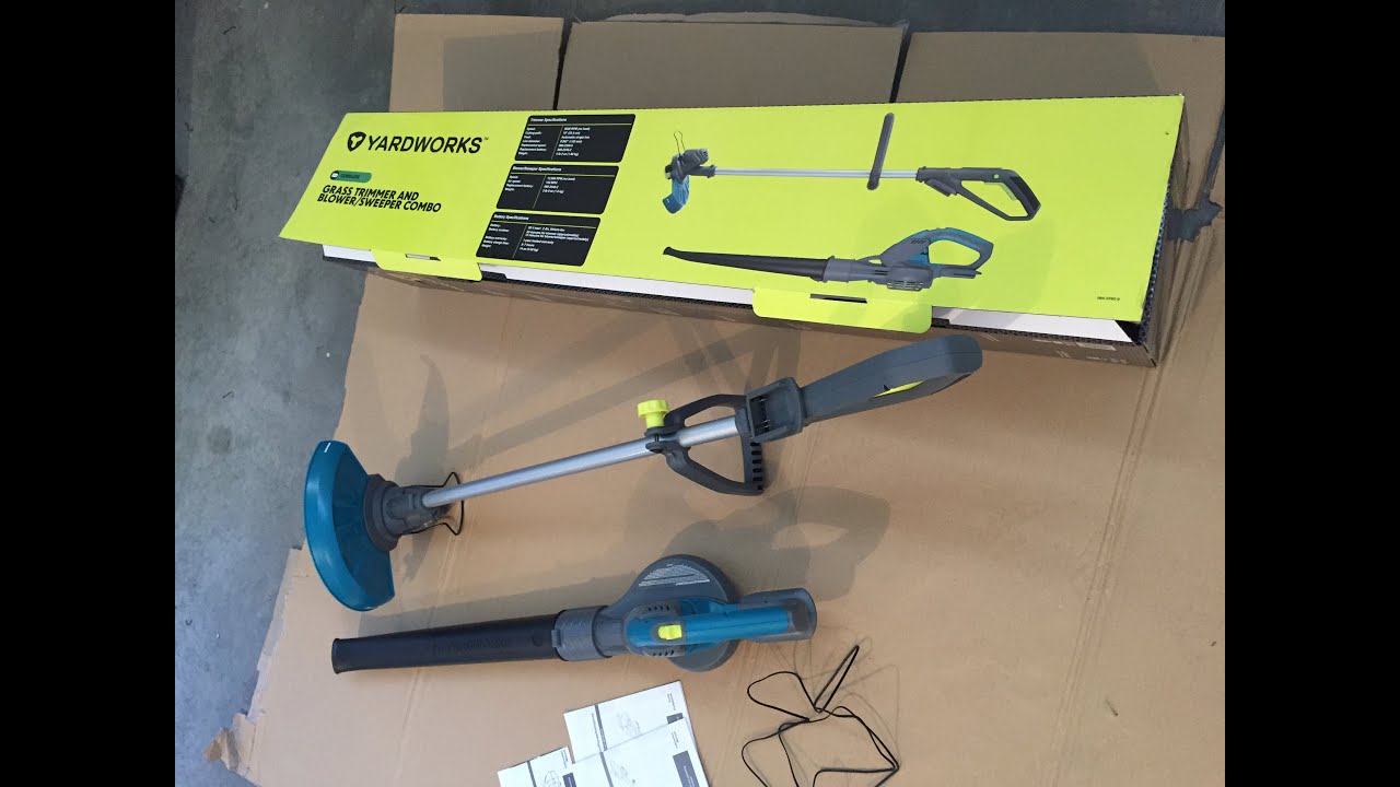 Yardworks battery string trimmer