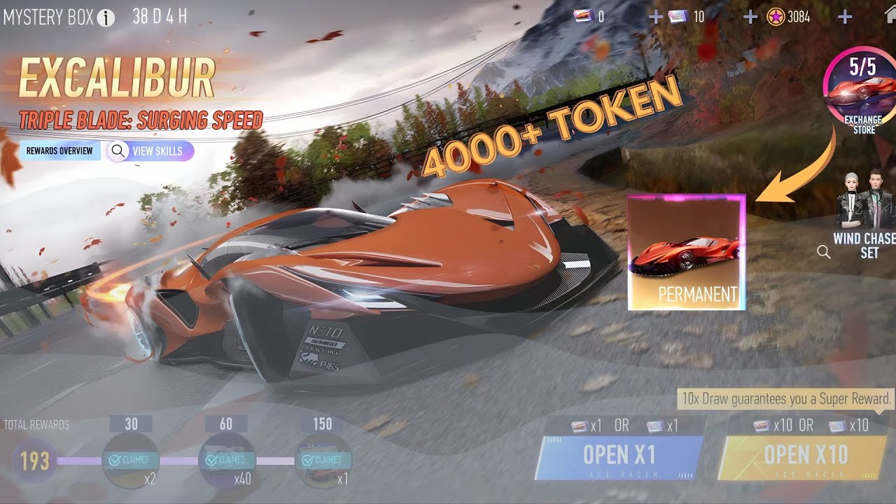 Ace Racer | GACHA EXCALIBUR 4k+ TOKEN
