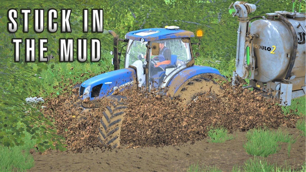 STUCK IN THE MUD | Multiplayer Farming Simulator 17 | Thornton Farm Episode 5