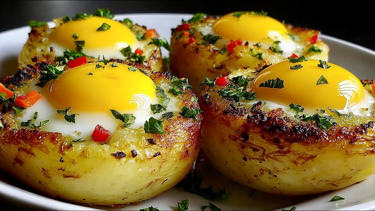 Kartoffelnest wie im Restaurant! Ein großartiges Abendessen in 15 Minuten!