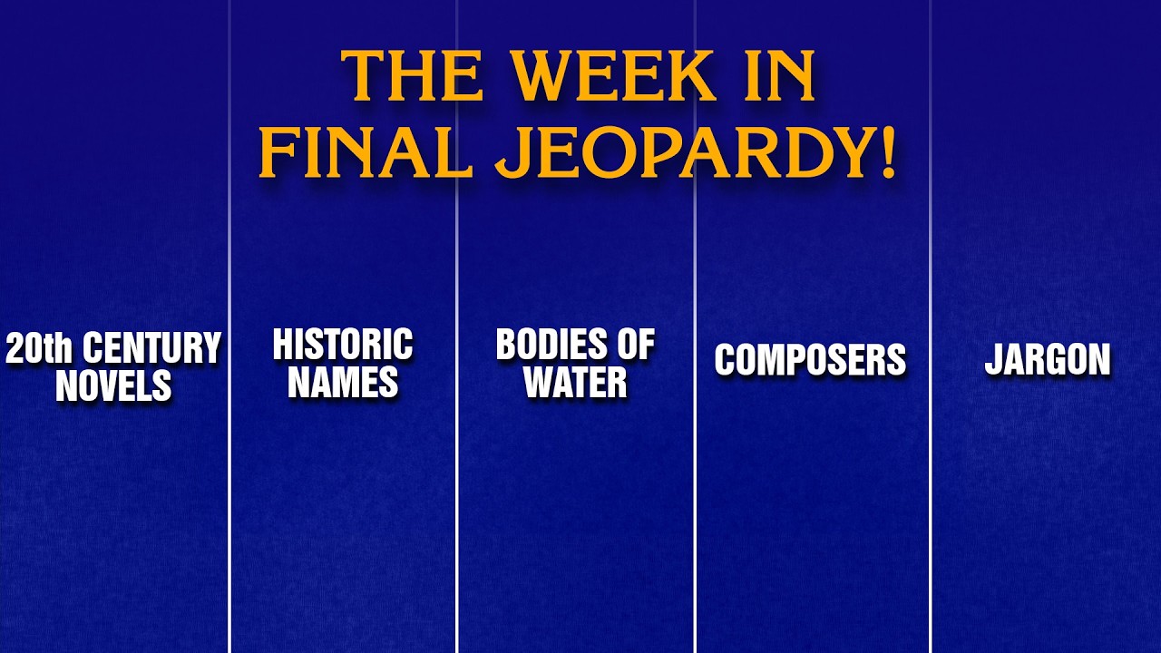 A Week in Final Jeopardy!: 3/16 - 3/20 | JEOPARDY!