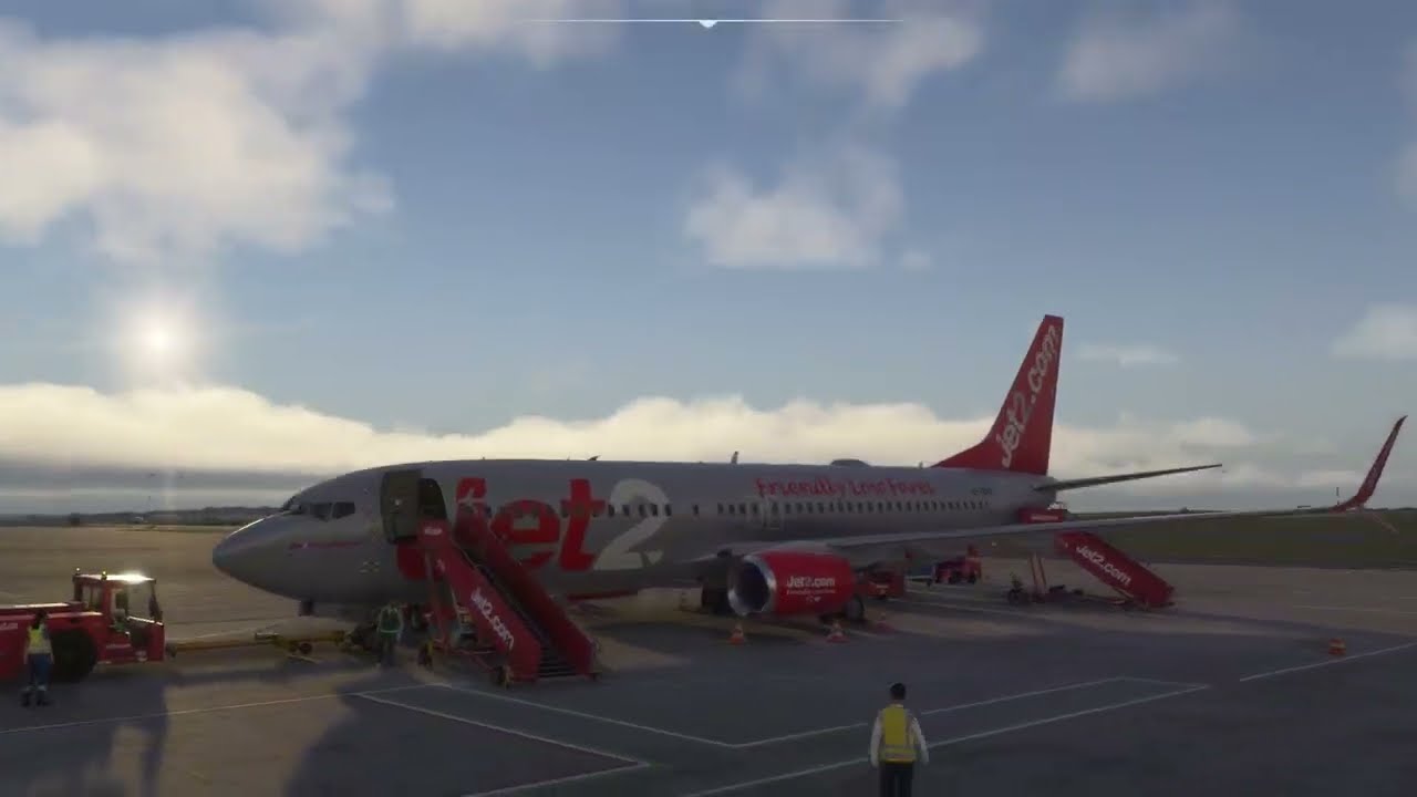 Msfs2024, Leeds - Keflavik | Jet2 737-800 Go around | PMDG BORIS SOUNDS 50 MPH GUSTS!