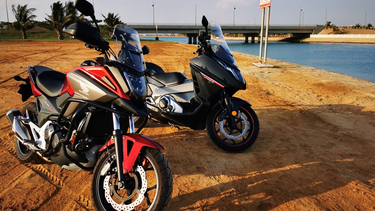 صدام الادفنتشر وهمام الانتيجرا #nc750x #nc750d #دباب مراجعه متواضعه لدراجتين رائعتين Nc750x & nc750d