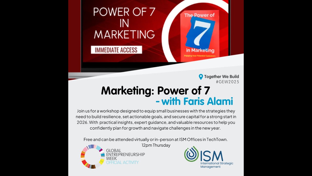 GEW 2025: Power of 7 in Marketing LIVE at TechTown Detroit