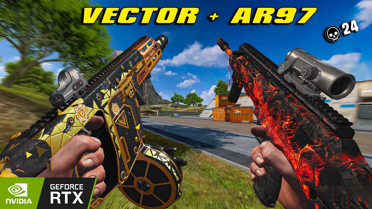VECTOR + AR97 24 kill random squad Blood strike max graphic rtx 2060