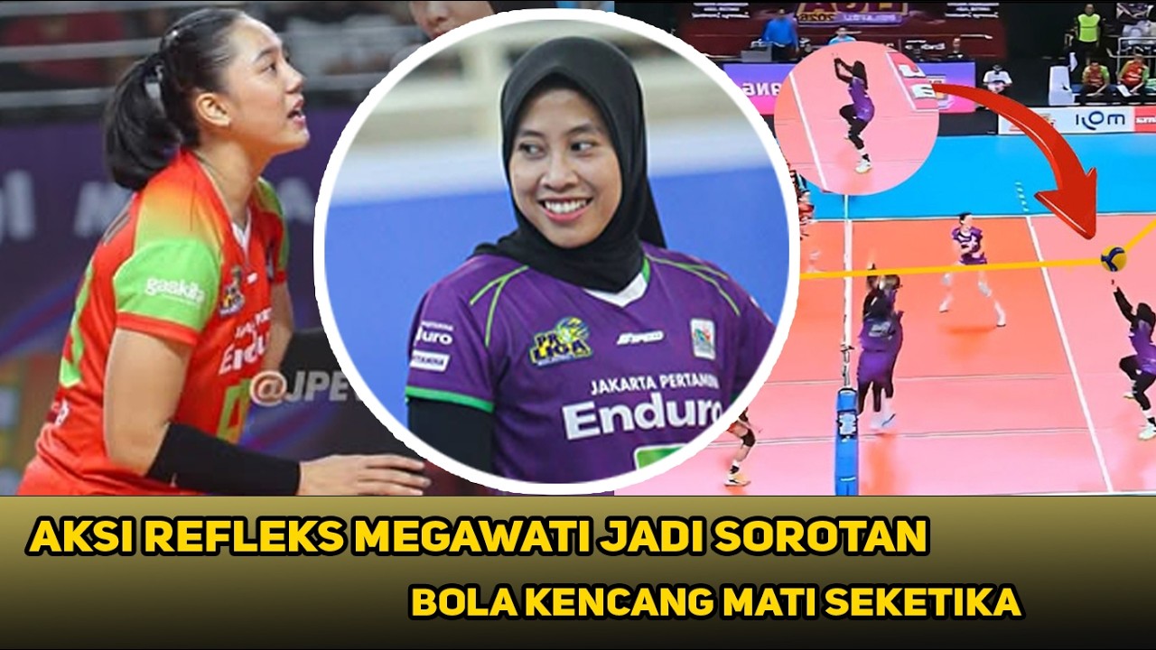Bola Secepat Kilat Dihentikan! Tangan Megawati Bukan Manusia? Nurlaili Menjerit Histeris