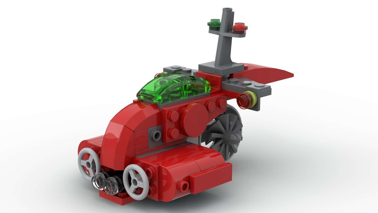Lego 20013 Neptune Microsub Speed Build Studio Bricklink LDD by PLegoBB