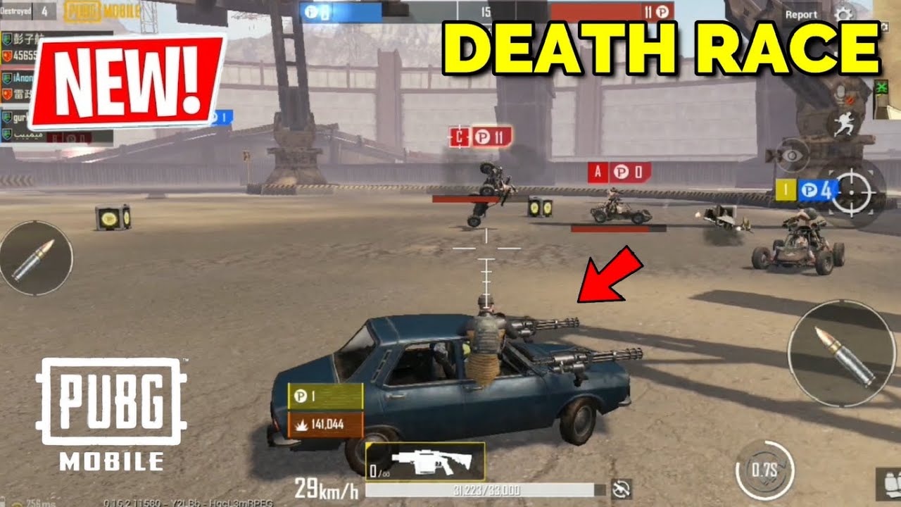 Pubg Mobile BETA 0.16.0!! New Rage Gear TDM Mode Gameplay (Death Race)