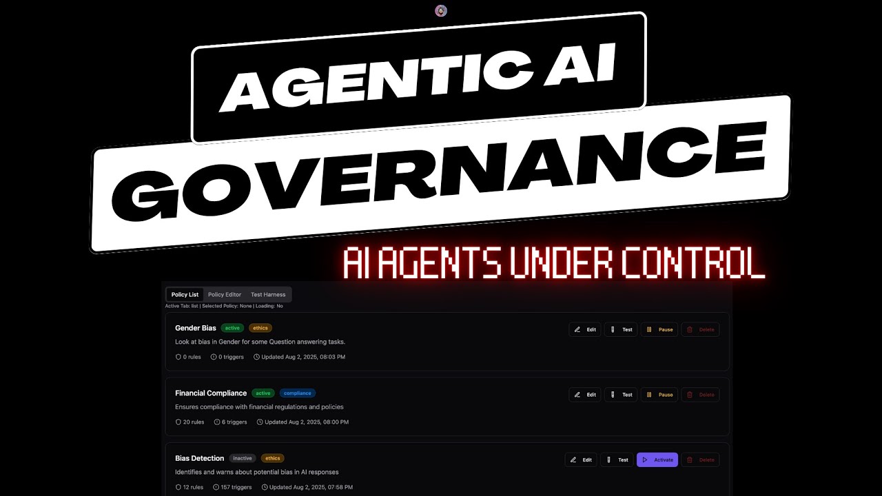 I built an Agentic AI Governance Platform