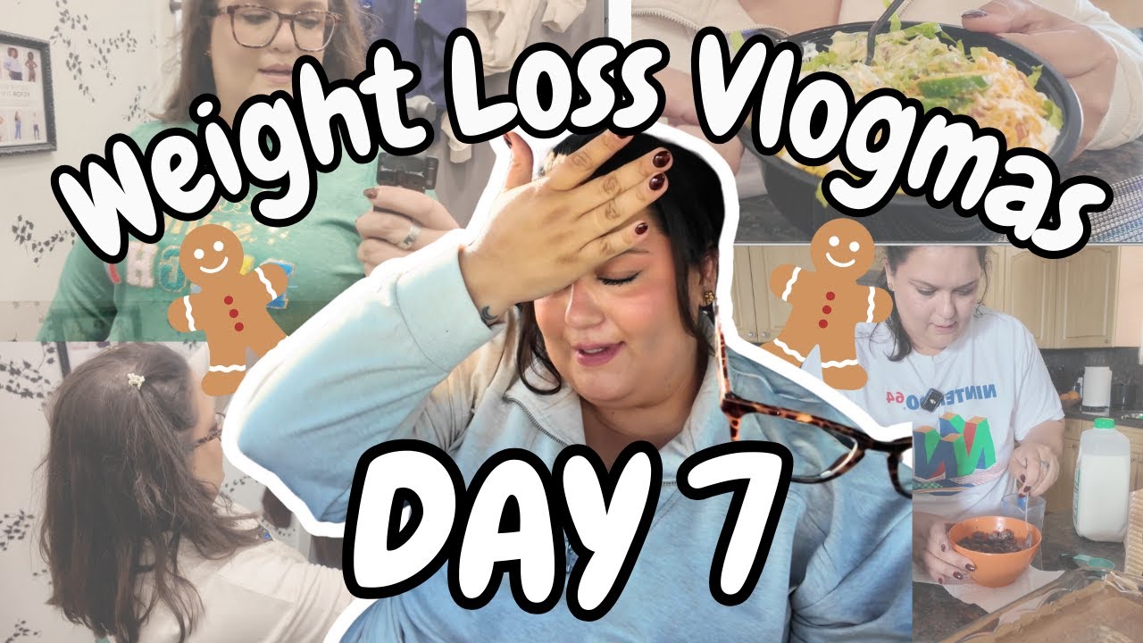 VLOGMAS ПО ПОХУДЕНИЮ, ДЕНЬ 7 🎄 | Покупка праздничного платья больших размеров&hellip; ПОЛНАЯ ТРЕВОГА 😅 #...