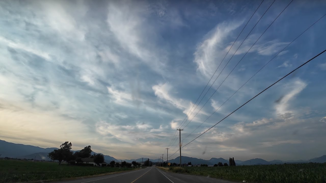 Chilliwack Drive 4K - Scenic Mountains