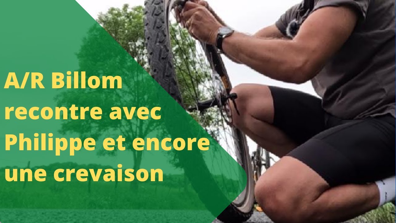 A/R Billom, une rencontre sympa et une crevaison