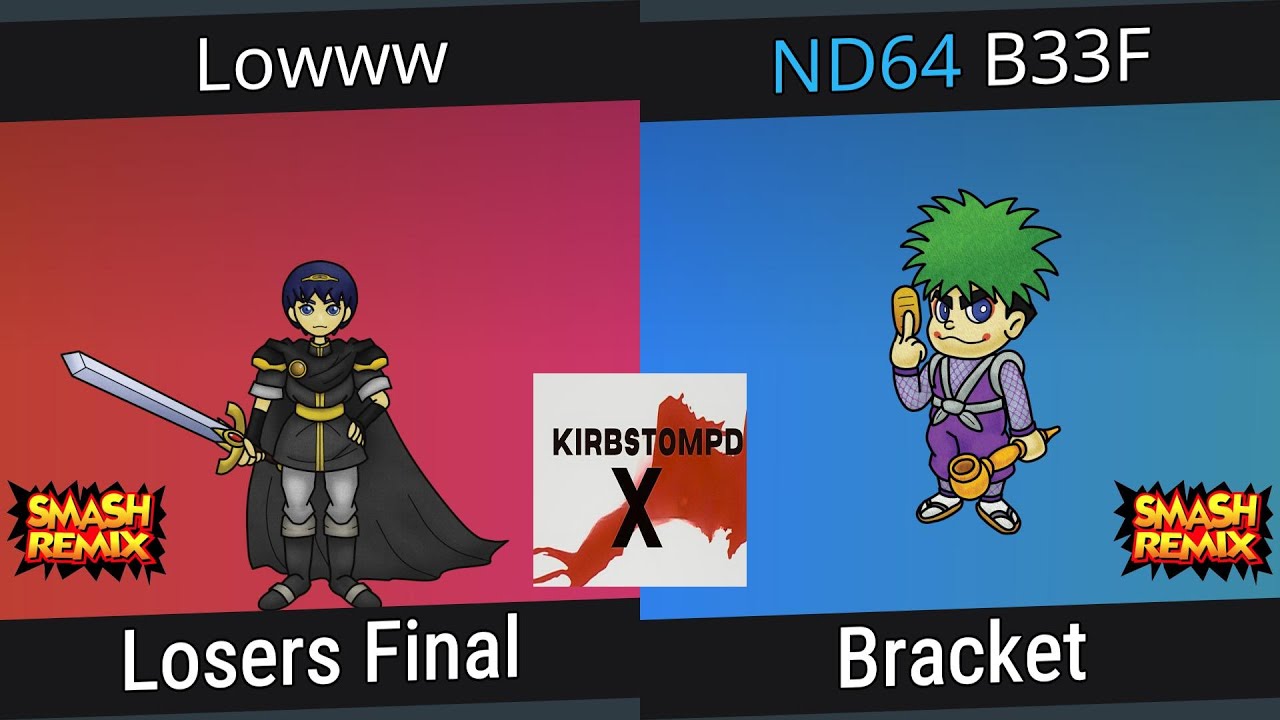Kirbstompd X - Remix Singles - Lowww vs B33F - Losers Final