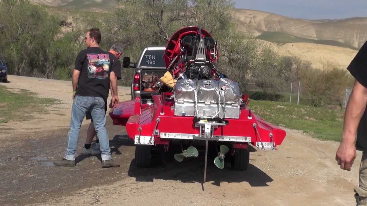 Toxic Rocket Top Fuel Hydro at the launch ramp Lake Ming test March 16th 2013