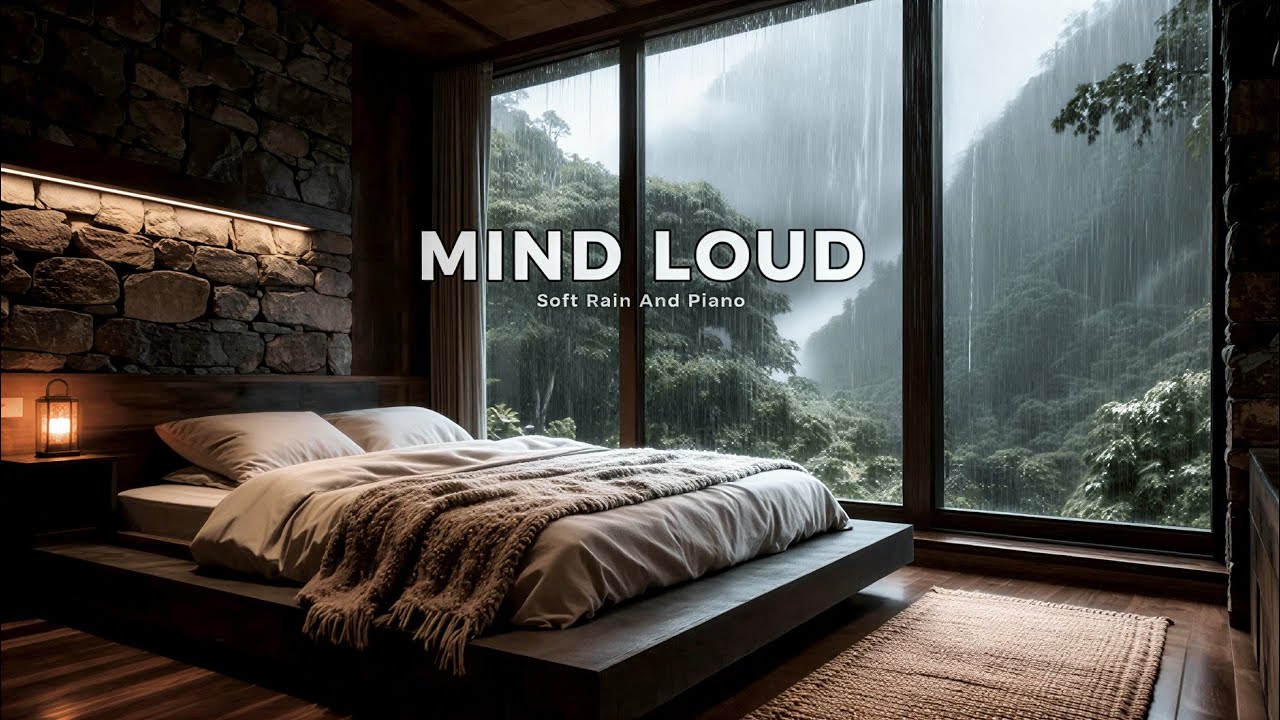 Soft Piano with Rain Sounds  Relax the Mind and Sleep Deep Tonight