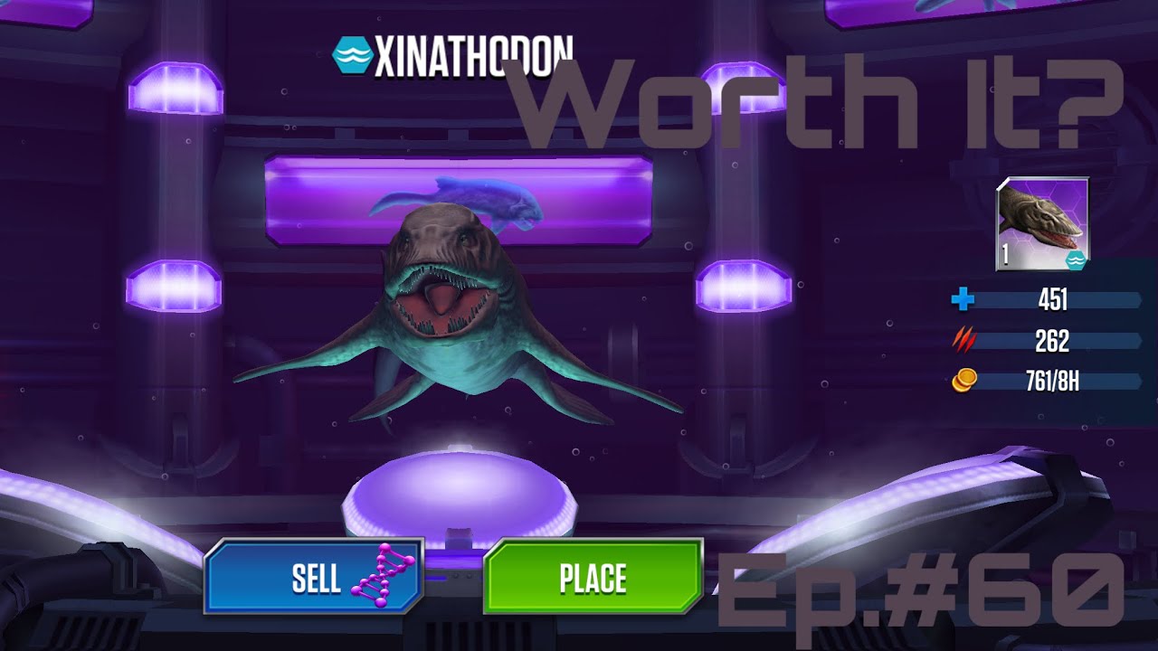 My First Aquatic Hybrid-Xinathodon| Jurassic World: The Game