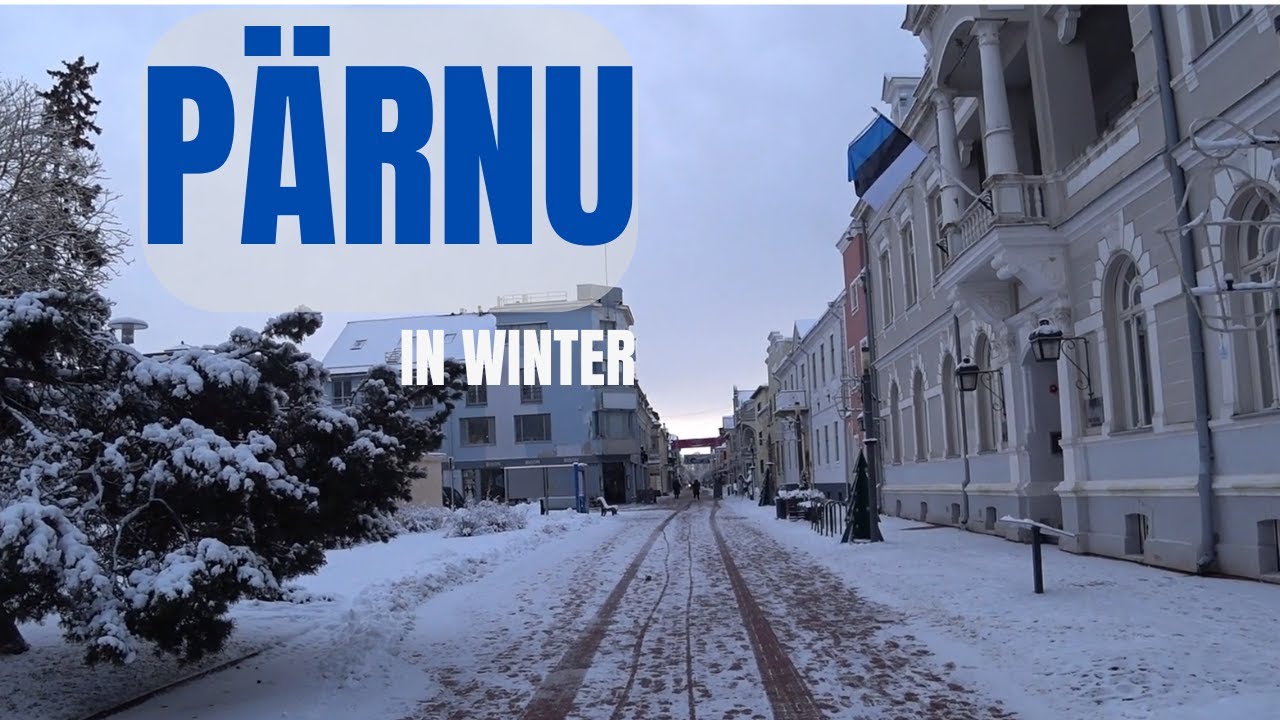 P&auml;rnu Vlog - Estonia's Summer Capital (in Winter!)