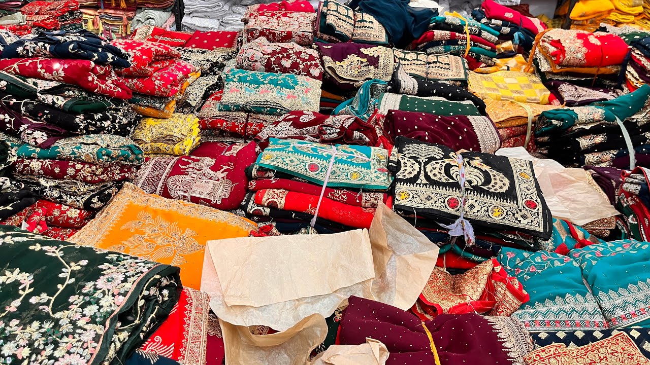 शादी ब्याह की साड़ी बिहार के 38 जिलों में जाता है 🔥 Saree manufacturer in surat | Surat saree sale