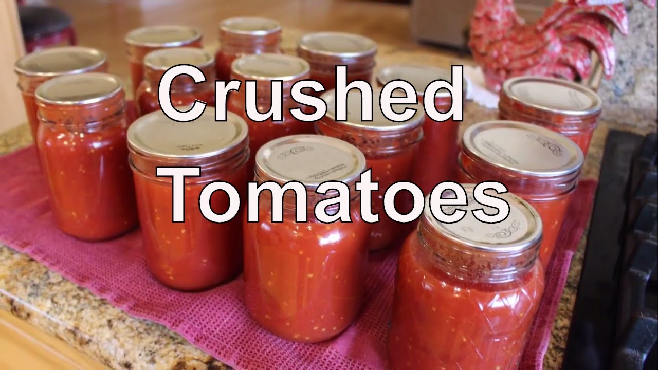 Home Canning Crushed Tomatoes