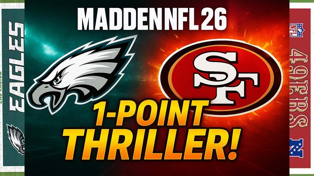 🌟 INSANE FINISH! EAGLES VS 49ERS COMES DOWN TO 1 POINT | MADDEN NFL 26 | SUNDAY NIGHT FOOTBALL