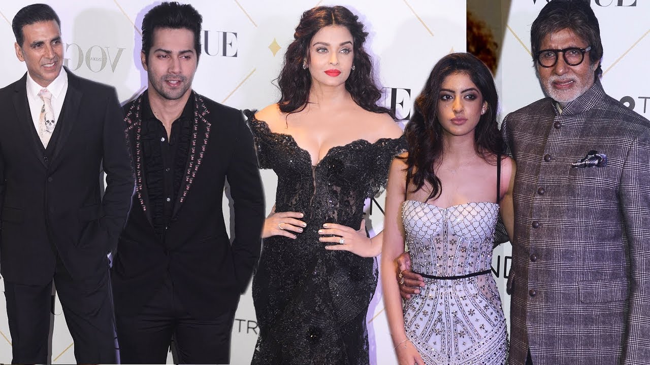 Full Video Vogue Beauty Awards 2017 | Aishwarya Rai With Bachchan Family, Shahid- Mira, Varun