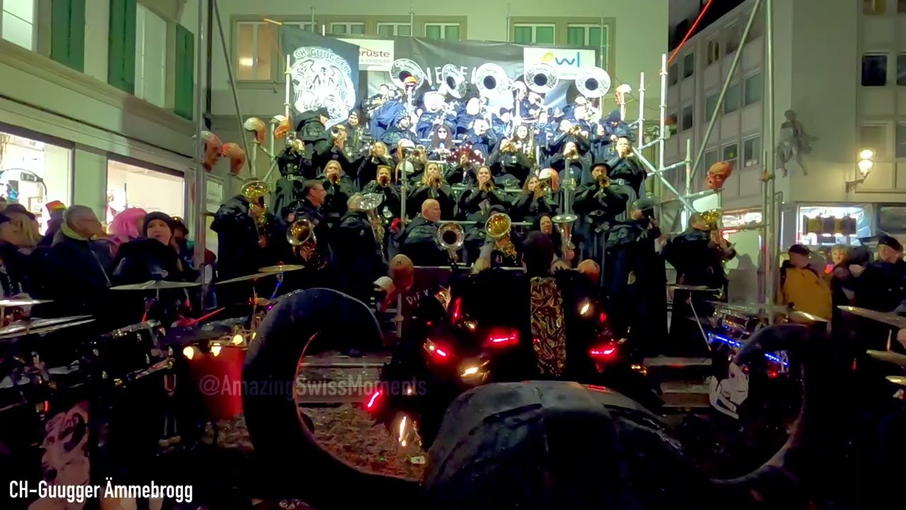Guggenmusik CH-Guugger Ämmebrogg 2026 🎉 Fasnacht Luzern