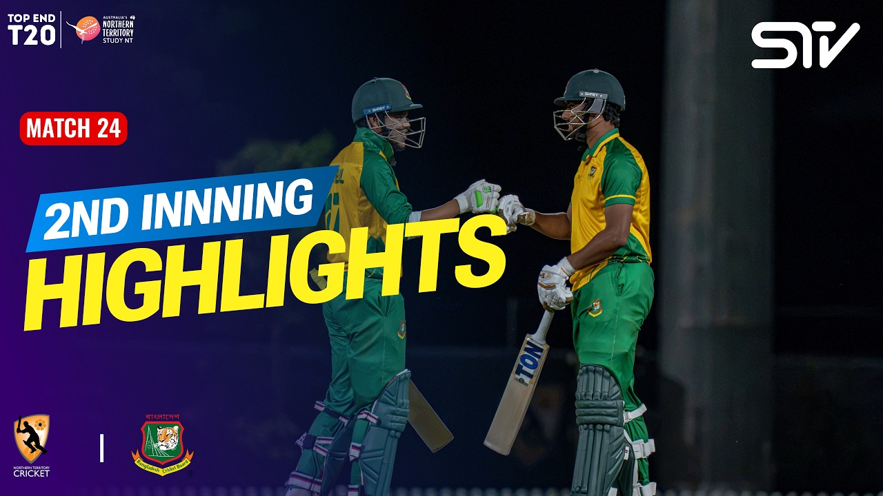Bangladesh Innings Highlights | NT Strike vs Bangladesh | Match 24 | Top End T20 2026 | ZP1U