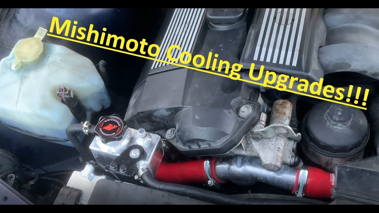 E36  Project Rosa EP19 - Mishimoto performance rad and fan install